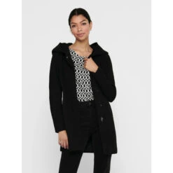Manteau à Capuche Sedona Light Noir Femme - Only