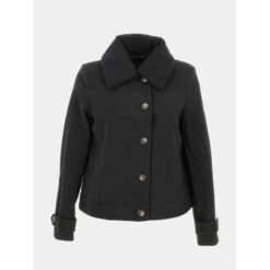 Vero Moda Manteau Court Martina France Noir Femme - Véro Moda