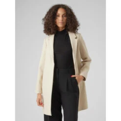 Manteau Court Pop Beige Femme - Vero Moda