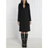Manteau En Laine Melangée Laurence Noir Femme - Guess -Le Dressing Parfait manteau en laine melangee laurence noir femme guess