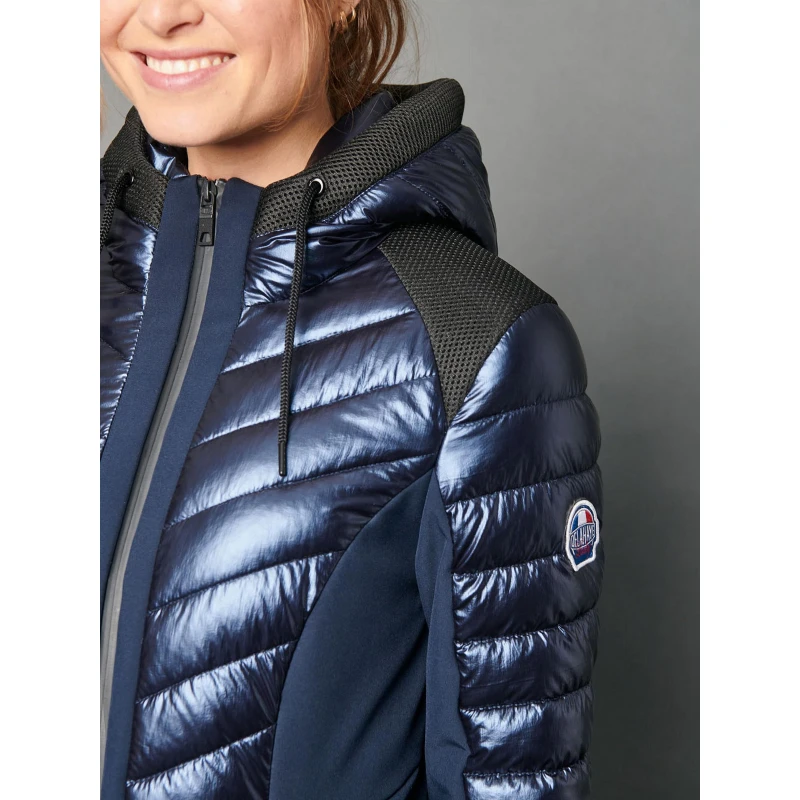 Manteau Karen Bleu Marine Femme - Delahaye 4 Manteau Karen Bleu Marine Femme - Delahaye – Image 2