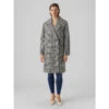 Manteau Laine Nid De Poule Hanna Blanc Noir Femme - Vero Moda -Le Dressing Parfait manteau laine nid de poule hanna blanc noir femme vero moda