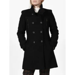 Manteau Lisboa Noir Femme - Salsa
