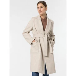 Manteau Long Compi 2 Beige Femme - Tiffosi
