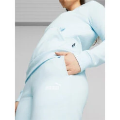 Pantalon De Survêtement Essential Bleu Femme - Puma -Le Dressing Parfait pantalon de survetement essential bleu femme puma 3