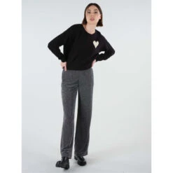 Pull Adonis Coeur Noir Femme - Deeluxe -Le Dressing Parfait pull adonis coeur noir femme deeluxe 2