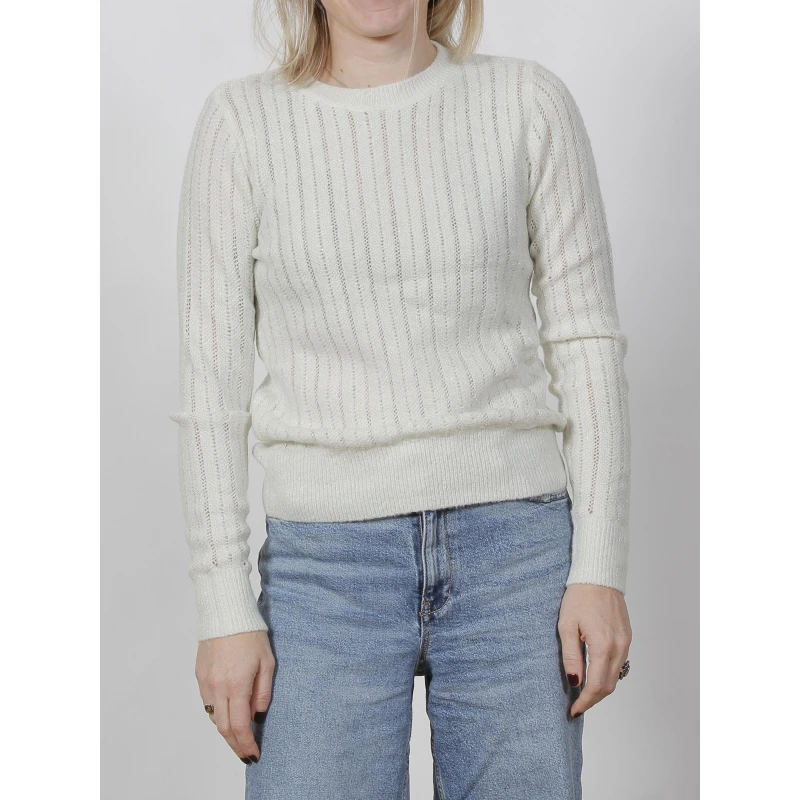 Pull Austria Blanc Femme - Salsa 3 Pull Austria Blanc Femme - Salsa