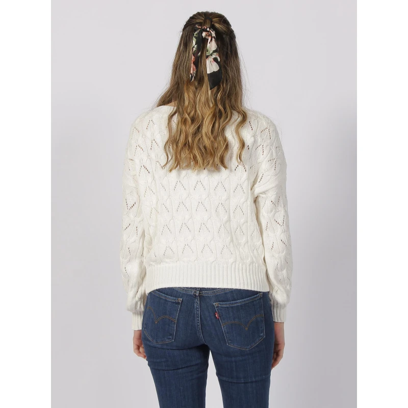 Pull Brynn Life Structure Blanc Femme - Only 4 Pull Brynn Life Structure Blanc Femme - Only – Image 2
