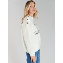 Pull Chany Crème Femme - Le Temps Des Cerises 8 Pull Chany Crème Femme - Le Temps Des Cerises -Le Dressing Parfait pull chany creme femme le temps des cerises 2