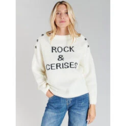 Pull Chany Crème Femme - Le Temps Des Cerises