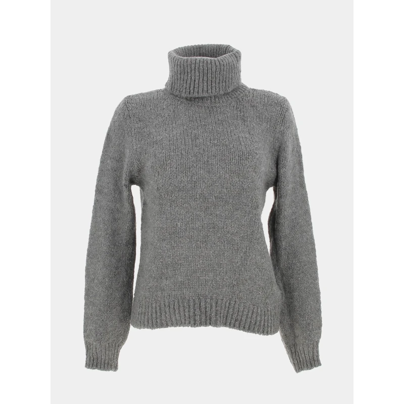 Pull Col Roulé Dinea Smoked Gris Femme - Jacqueline De Yong 3 Pull Col Roulé Dinea Smoked Gris Femme - Jacqueline De Yong
