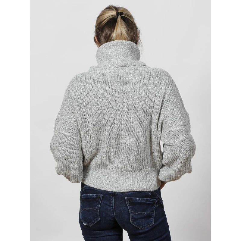 Pull Col Roulé Megan Gris Femme - Jacqueline De Yong 4 Pull Col Roulé Megan Gris Femme - Jacqueline De Yong – Image 2