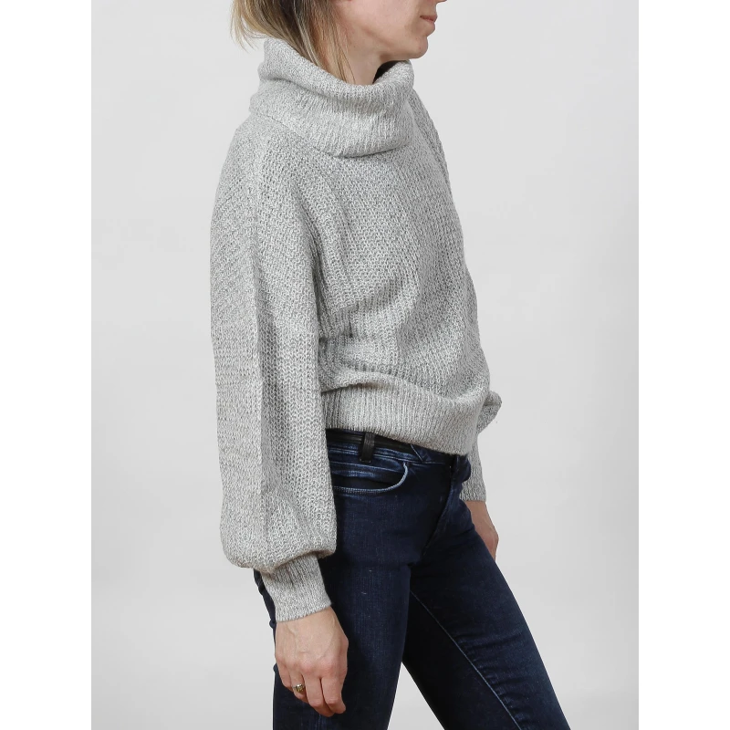 Pull Col Roulé Megan Gris Femme - Jacqueline De Yong 5 Pull Col Roulé Megan Gris Femme - Jacqueline De Yong – Image 3