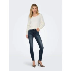 Pull Col V Ella Piumo Blanc Femme - Only -Le Dressing Parfait pull col v ella piumo blanc femme only 2