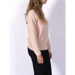 Pull Crewlefile Rose Femme - Vero Moda -Le Dressing Parfait pull crewlefile rose femme vero moda 2