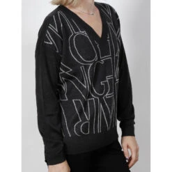 Pull Dark Gris Femme - Armani Exchange -Le Dressing Parfait pull dark gris femme armani exchange 2