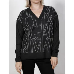Pull Dark Gris Femme - Armani Exchange