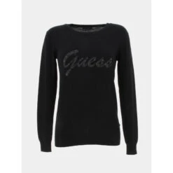Pull Fin Liliane Noir Femme - Guess