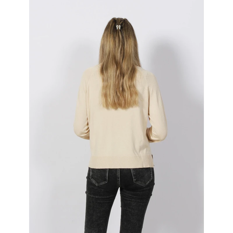 Pull Fin Plum Beige Femme - Jacqueline De Yong 4 Pull Fin Plum Beige Femme - Jacqueline De Yong – Image 2