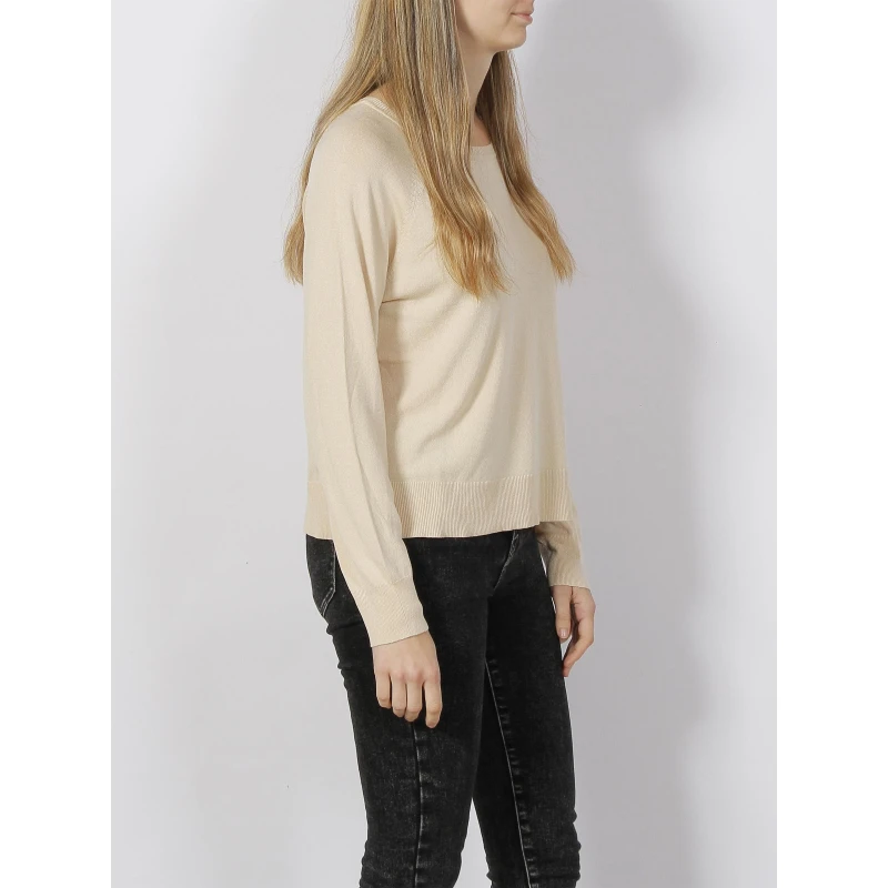 Pull Fin Plum Beige Femme - Jacqueline De Yong 5 Pull Fin Plum Beige Femme - Jacqueline De Yong – Image 3