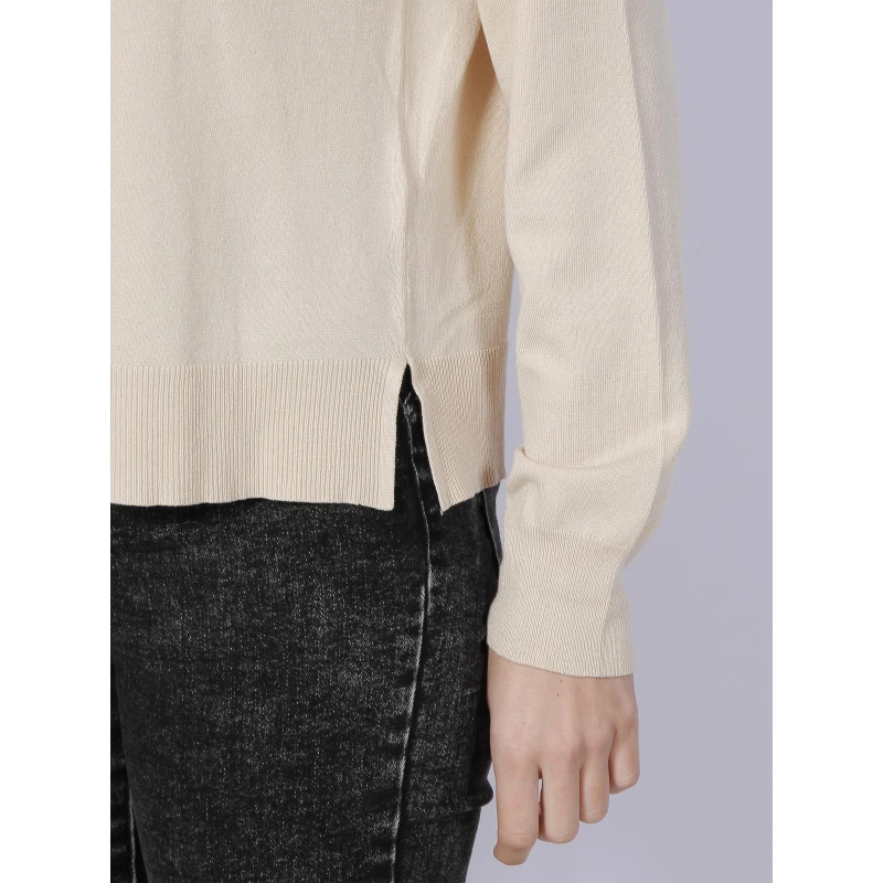 Pull Fin Plum Beige Femme - Jacqueline De Yong 6 Pull Fin Plum Beige Femme - Jacqueline De Yong – Image 4