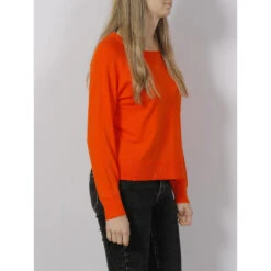 Pull Fin Plum Orange Femme - Jacqueline De Yong -Le Dressing Parfait pull fin plum orange femme jacqueline de yong 2