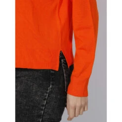 Pull Fin Plum Orange Femme - Jacqueline De Yong -Le Dressing Parfait pull fin plum orange femme jacqueline de yong 3