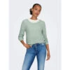 Pull Knit Geena Vert Femme - Only 2 Pull Knit Geena Vert Femme - Only -Le Dressing Parfait pull knit geena vert femme only