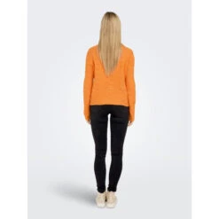 Pull Lolli Orange Femme - Only -Le Dressing Parfait pull lolli orange femme only 1