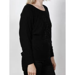 Pull Long Carole Noir Femme - Guess -Le Dressing Parfait pull long carole noir femme guess 2