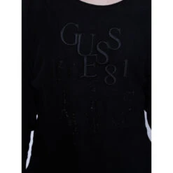 Pull Long Carole Noir Femme - Guess -Le Dressing Parfait pull long carole noir femme guess 3