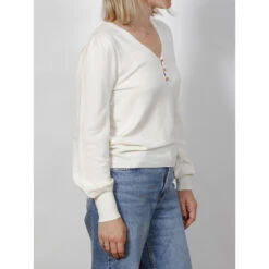 Pull Lys Blanc Femme - Morgan -Le Dressing Parfait pull lys blanc femme morgan 2
