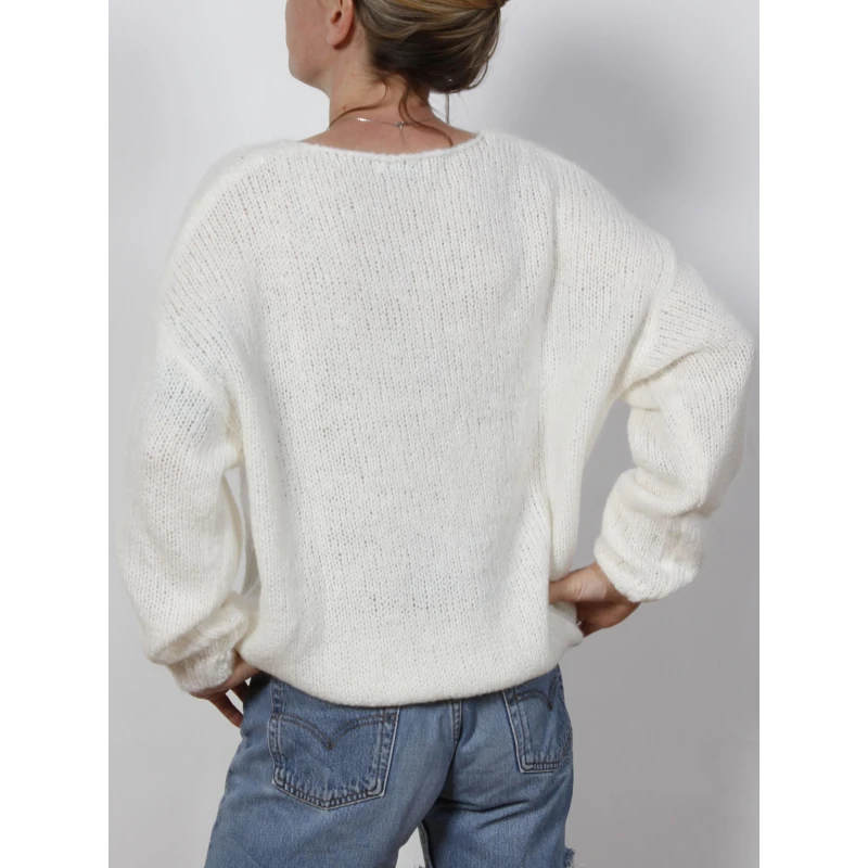 Pull Molly Blanc Femme - Teddy Smith 4 Pull Molly Blanc Femme - Teddy Smith – Image 2