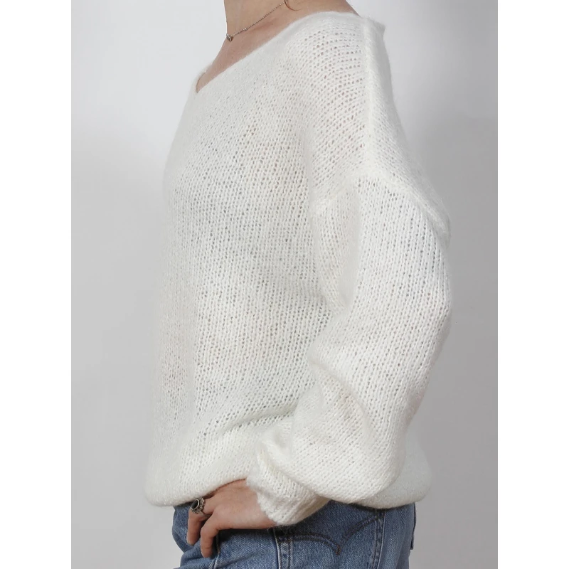 Pull Molly Blanc Femme - Teddy Smith 5 Pull Molly Blanc Femme - Teddy Smith – Image 3