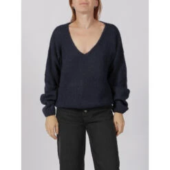 Pull Molly Bleu Marine Femme - Teddy Smith