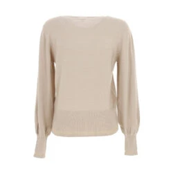 Pull Noise Beige Femme - Armani Exchange -Le Dressing Parfait pull noise beige femme armani exchange 1