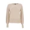 Pull Noise Beige Femme - Armani Exchange -Le Dressing Parfait pull noise beige femme armani exchange