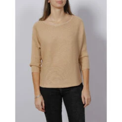 Vero Moda Pull Nora Beige Femme - Véro Moda