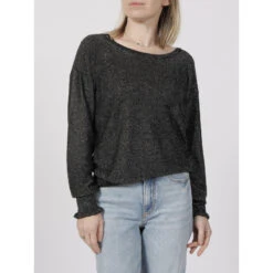 Pull Pailleté Morika Noir Femme - Morgan
