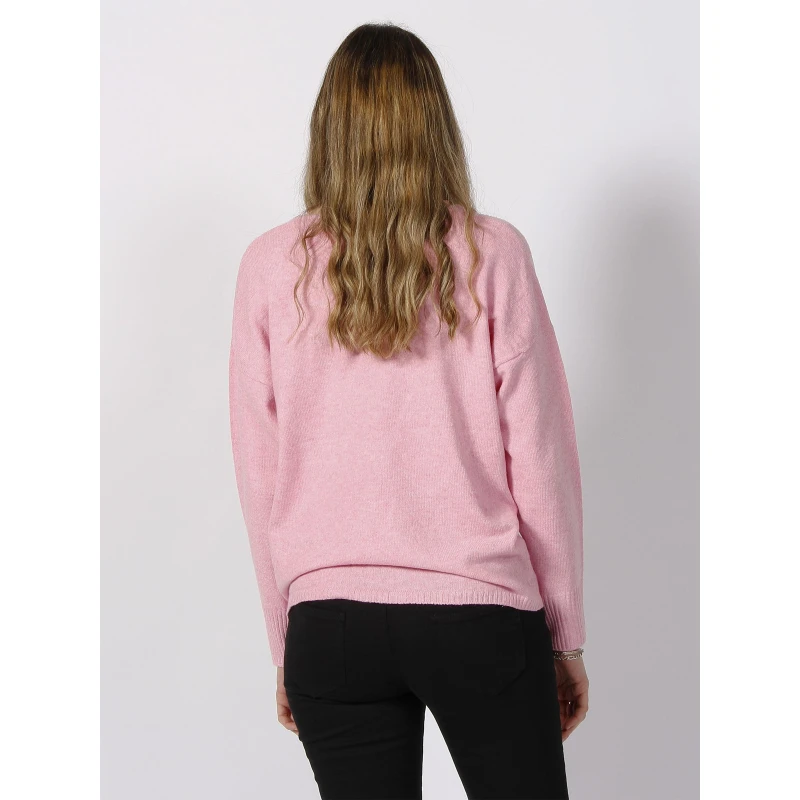 Pull Rica Life Rose Femme - Only 4 Pull Rica Life Rose Femme - Only – Image 2