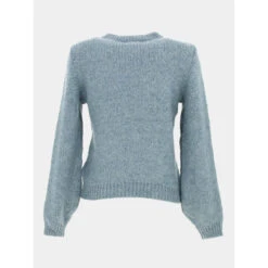 Pull Smoke Bleu Femme - Jacqueline De Yong -Le Dressing Parfait pull smoke bleu femme jacqueline de yong 2
