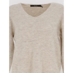Pull Uni Beige Femme - Vero Moda -Le Dressing Parfait pull uni beige femme vero moda 3