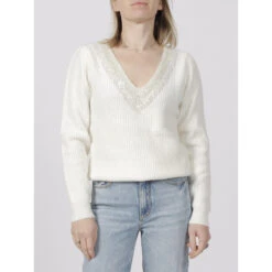 Pull Vince Blanc Femme - Morgan
