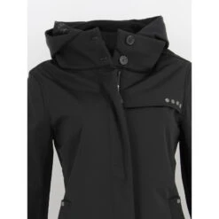 Trench Basic Cassie Noir Femme - HBT -Le Dressing Parfait trench basic cassie noir femme hbt 2