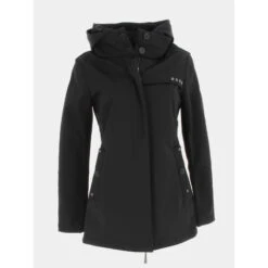 Trench Basic Cassie Noir Femme - HBT