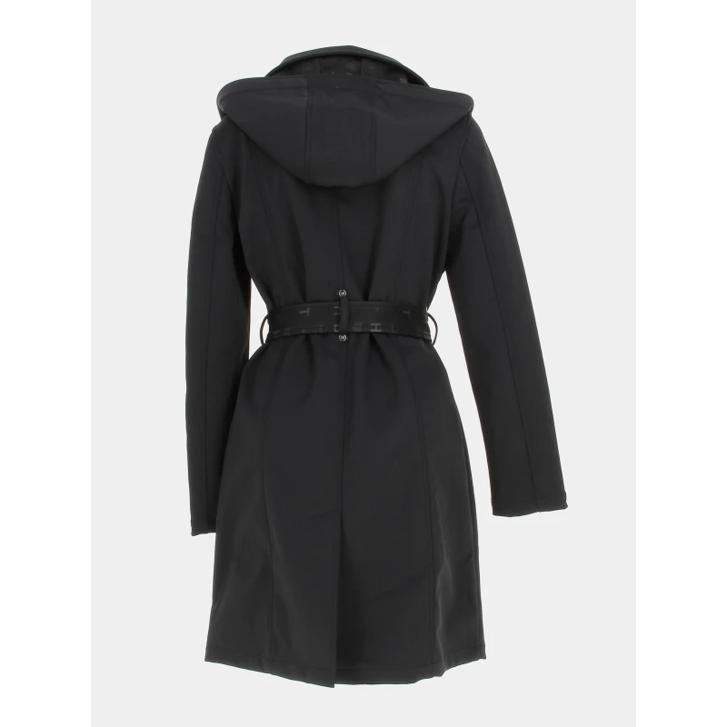 Trench Long Basic Queen Noir Femme - HBT 4 Trench Long Basic Queen Noir Femme - HBT – Image 2