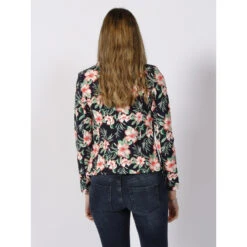 Veste Blazer à Fleurs Pop Trash Noir Femme - Only -Le Dressing Parfait veste blazer a fleurs pop trash noir femme only 1