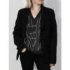 Veste Blazer Cecile Noir Femme - Guess -Le Dressing Parfait veste blazer cecile noir femme guess