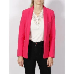 Veste Blazer Cris Rose Fluo Femme - Morgan