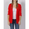 Veste Blazer Elly Rouge Femme - Only 1 Veste Blazer Elly Rouge Femme - Only -Le Dressing Parfait veste blazer elly rouge femme only